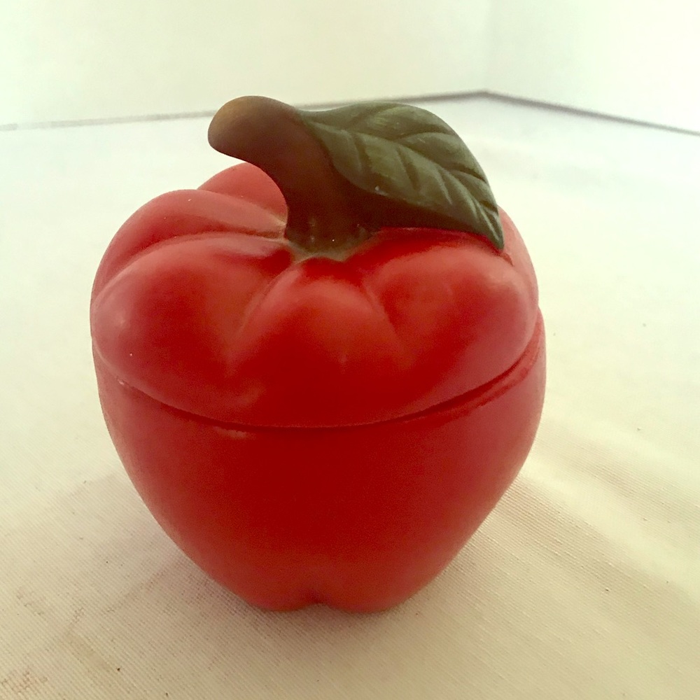 Ceramic apple candle  unscented